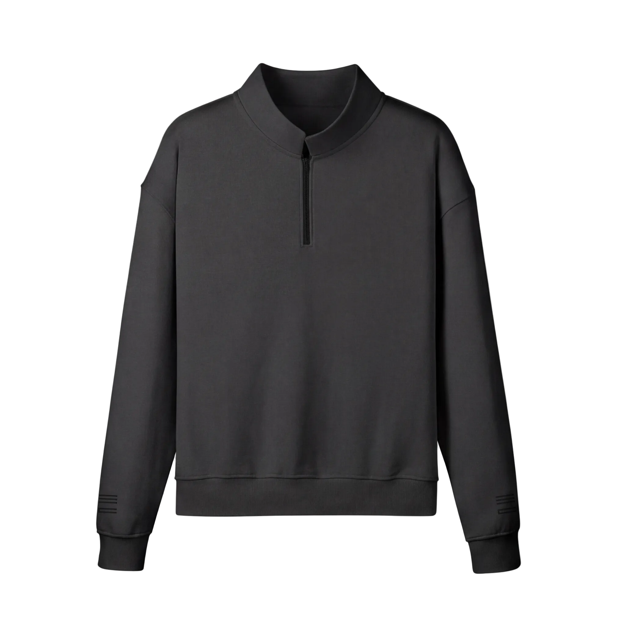 QUARTER ZIP – MANCHES SIGNÉES