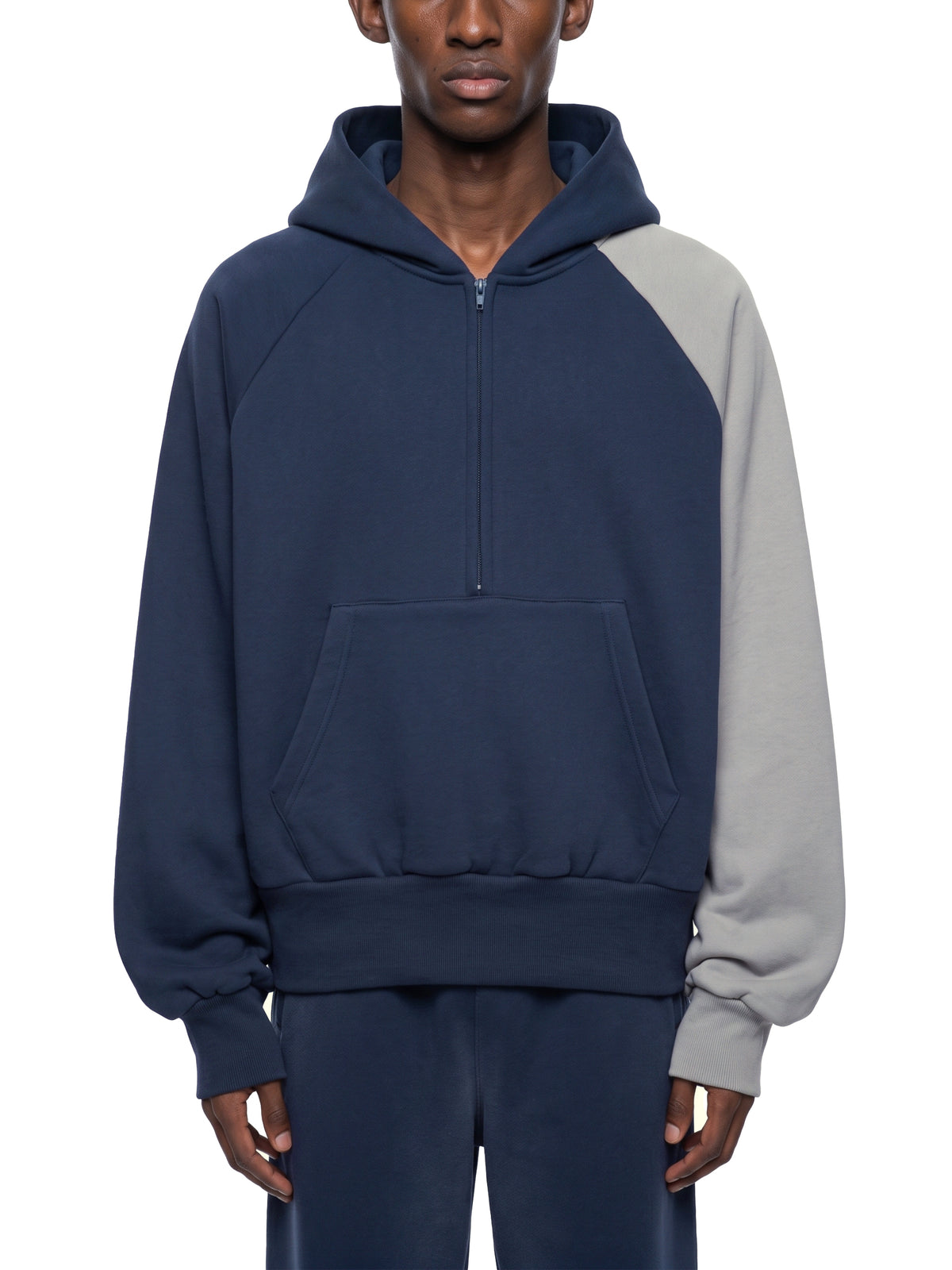 Color-Block Fleece Hoodie