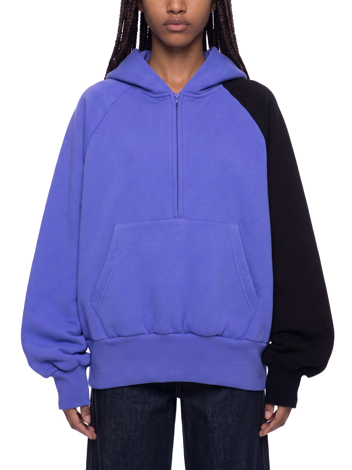 Color-Block Fleece Hoodie