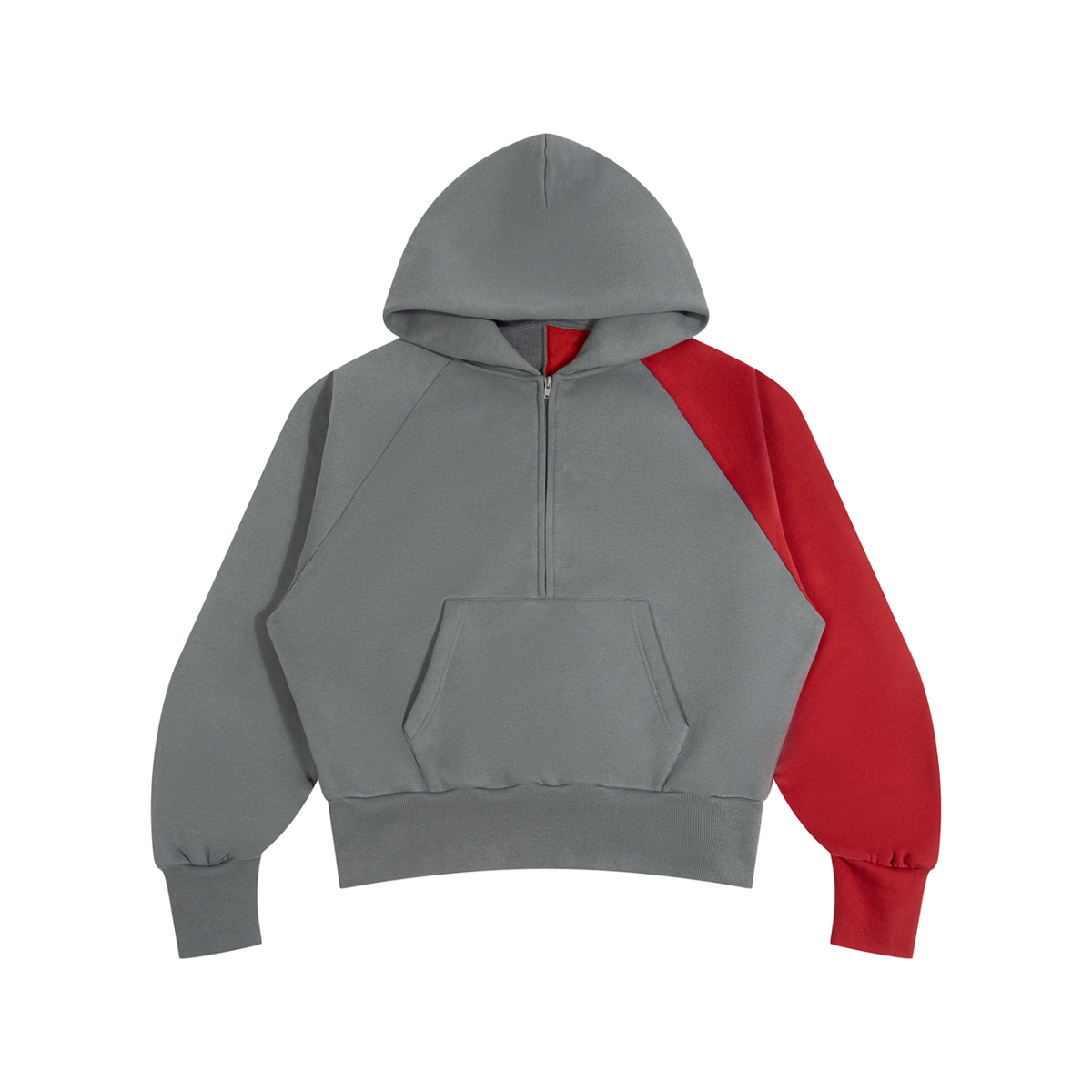 Color-Block Fleece Hoodie