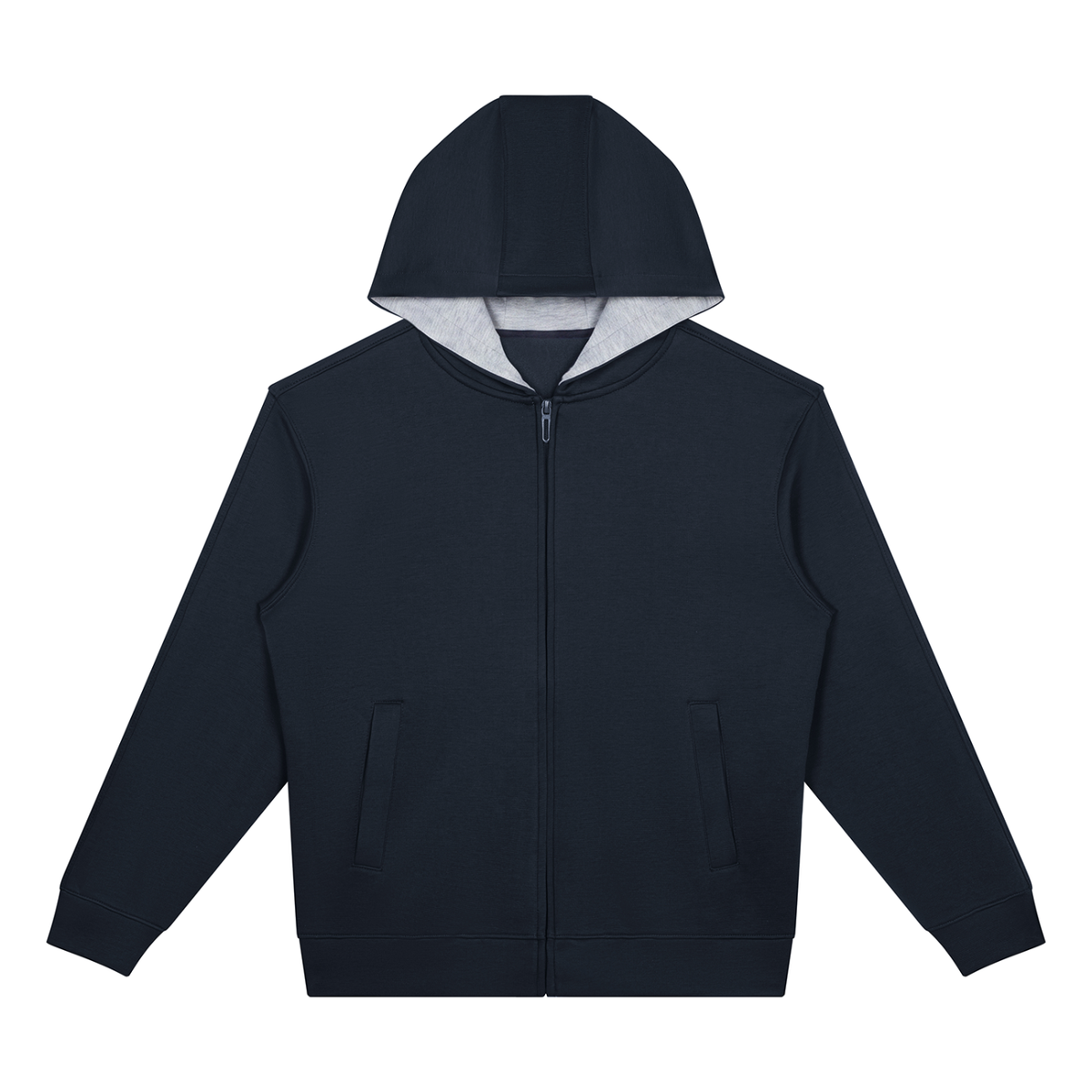 Drop Shoulder Full Zip