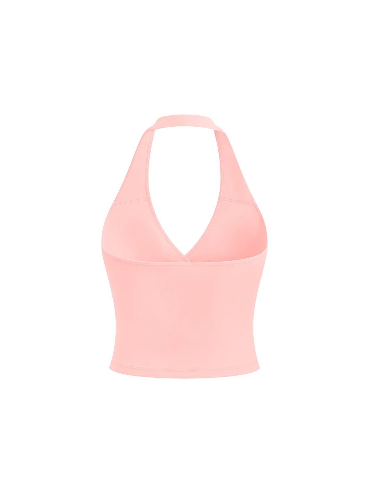Ruched Halter Yoga Tank Top
