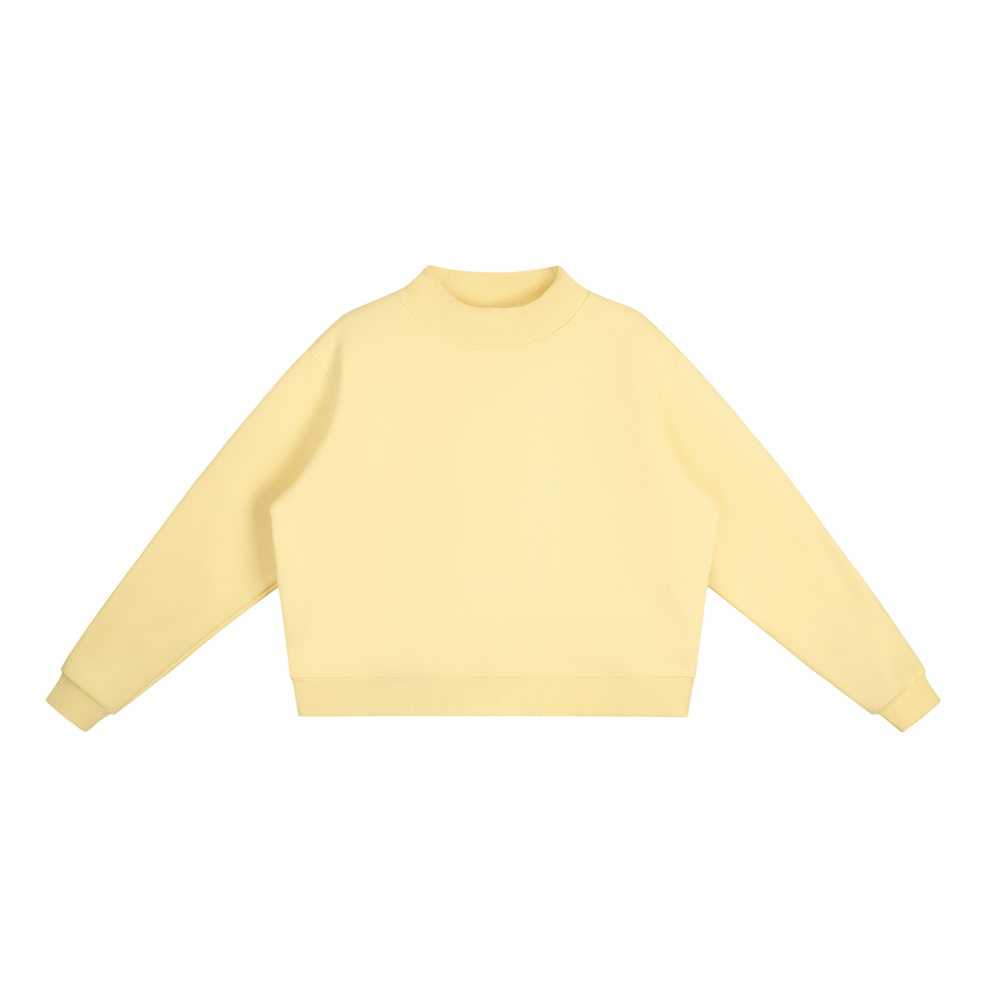 Mock-Neck Crew Sweatshirt