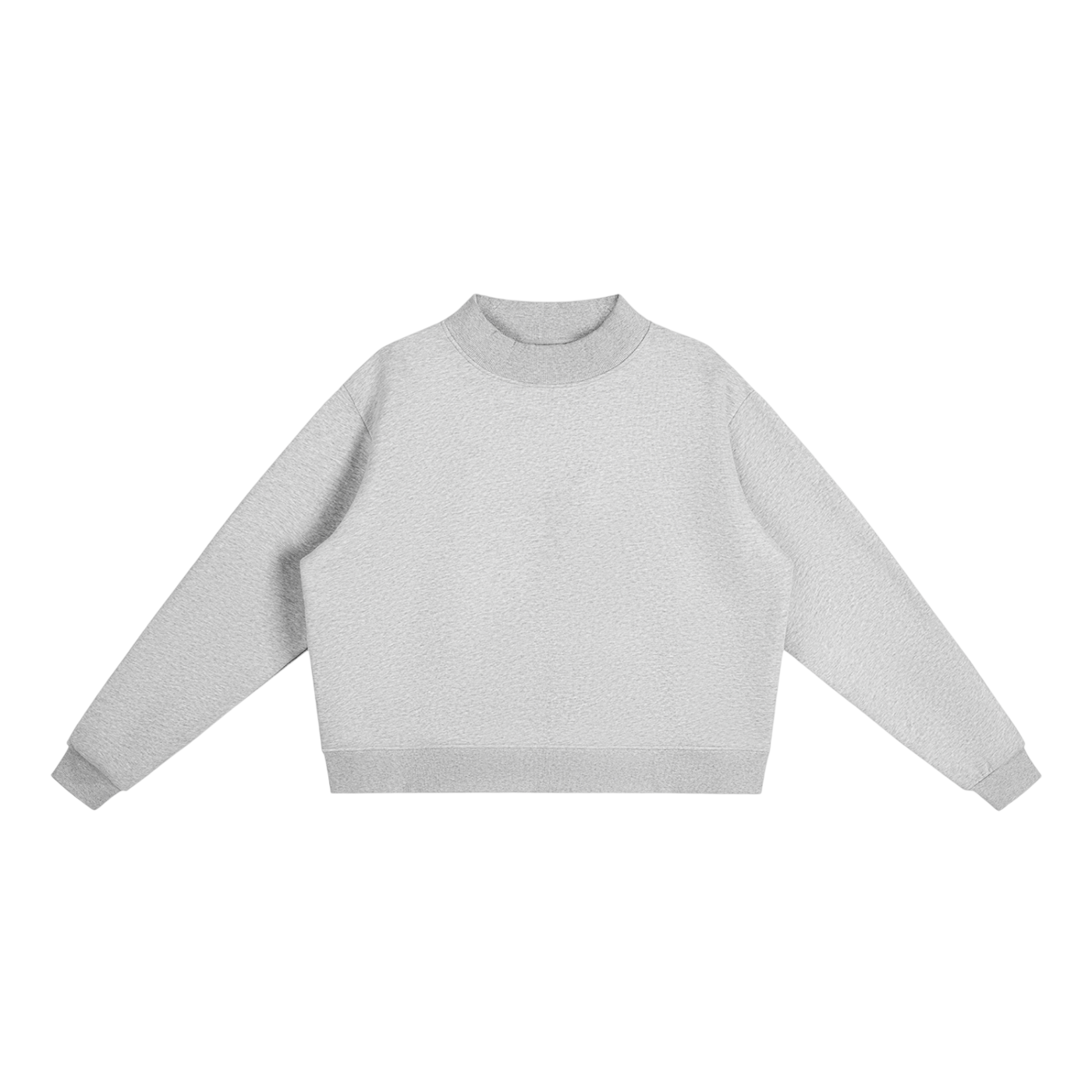 Mock-Neck Crew Sweatshirt