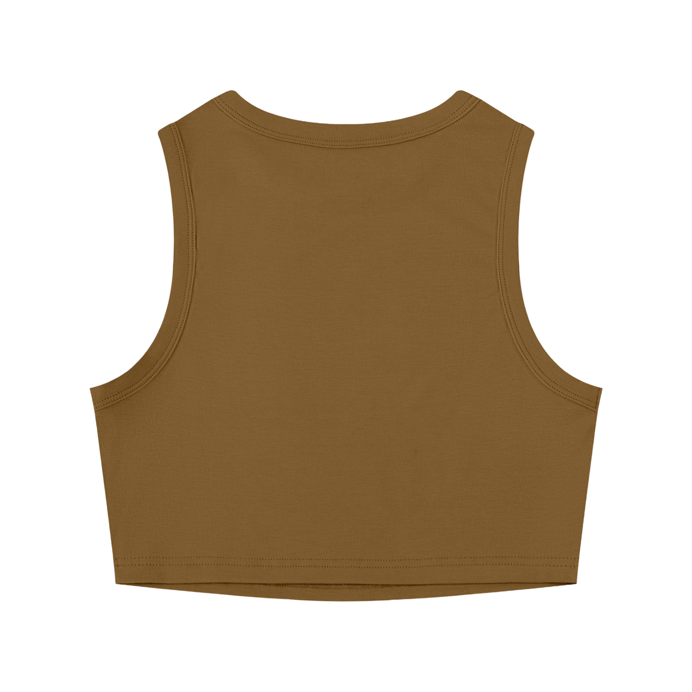 Tight Crewneck Crop Tank Top
