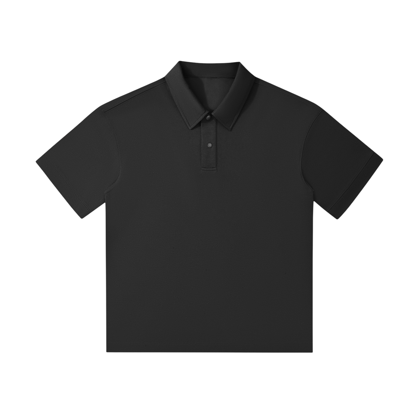Drop Shoulder Short-Sleeve Polo