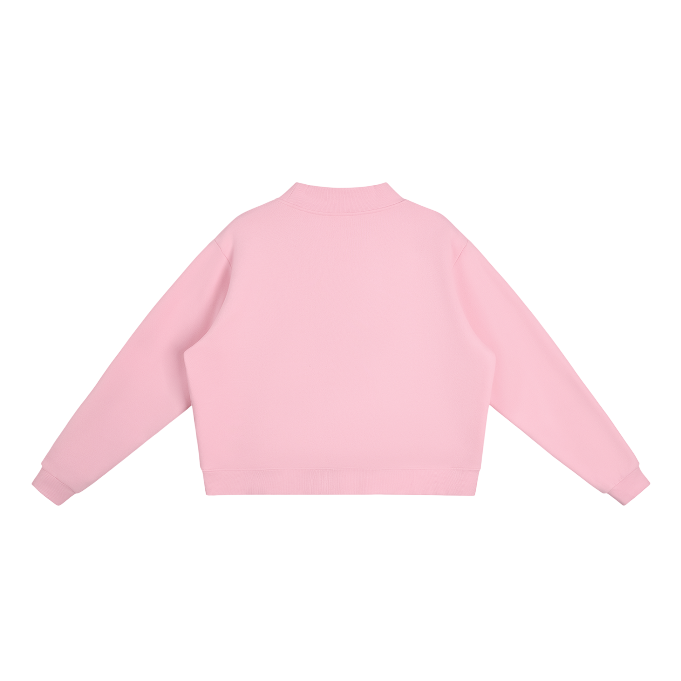 Mock-Neck Crew Sweatshirt