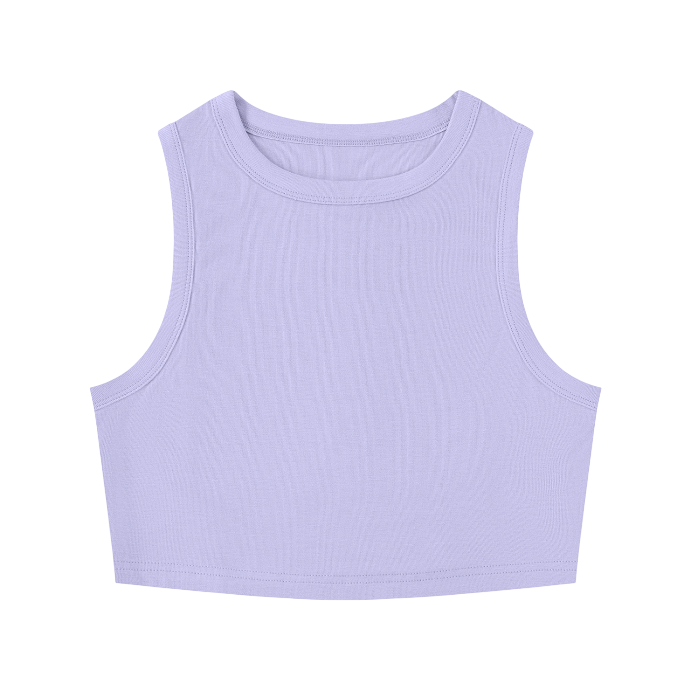 Tight Crewneck Crop Tank Top