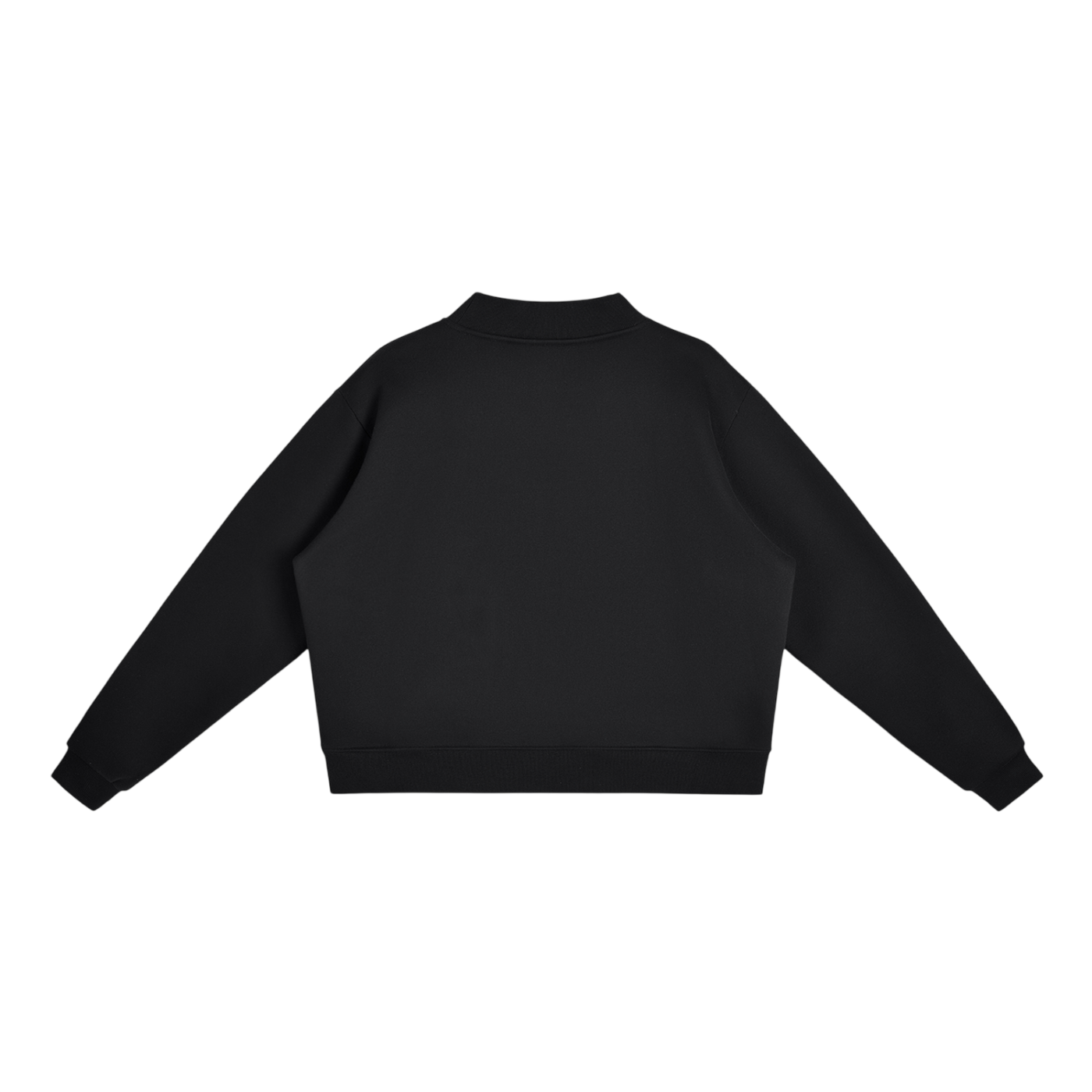 Mock-Neck Crew Sweatshirt
