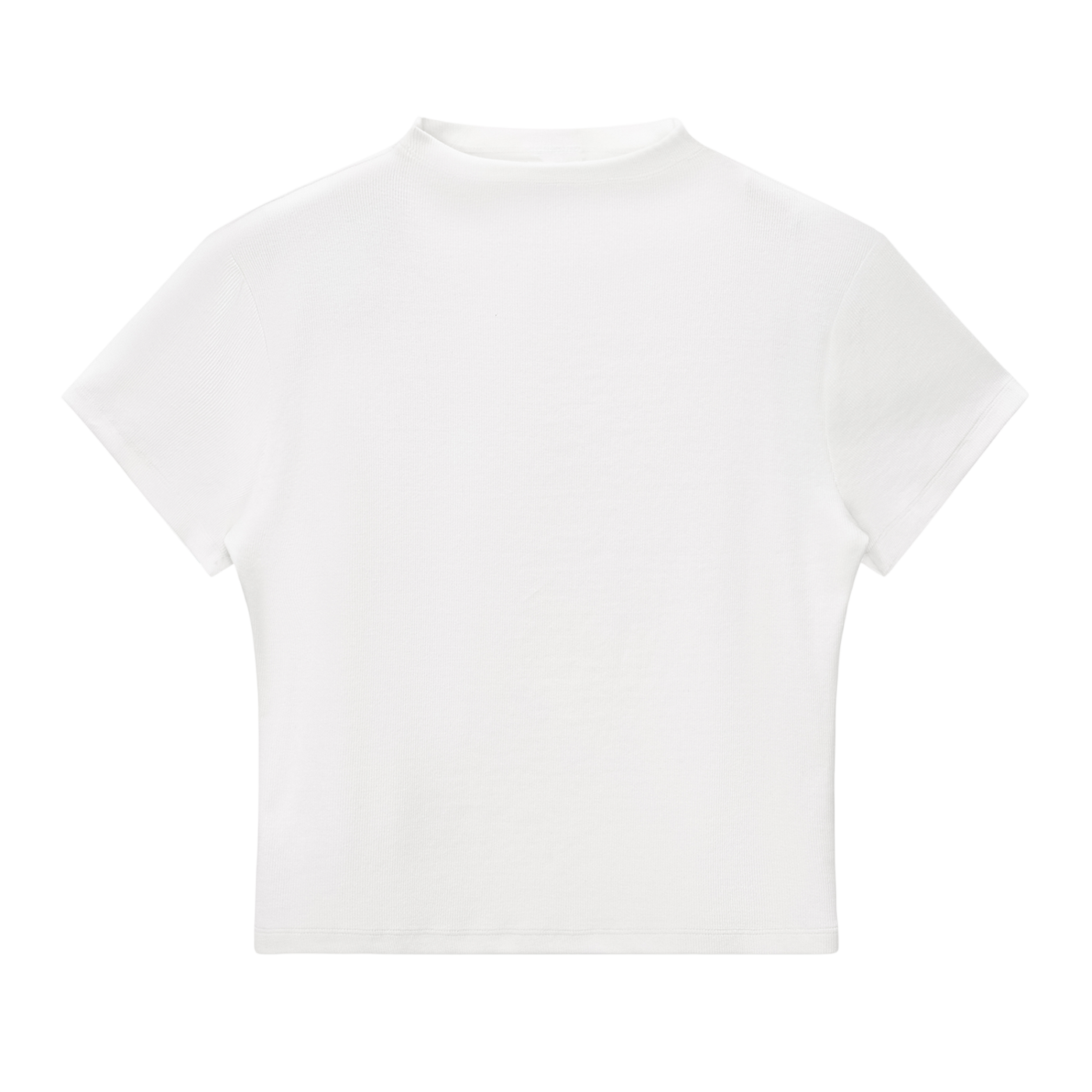 Slim Fit Mock Neck T-Shirt