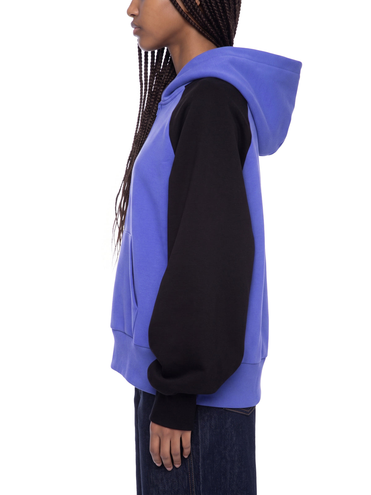 Color-Block Fleece Hoodie