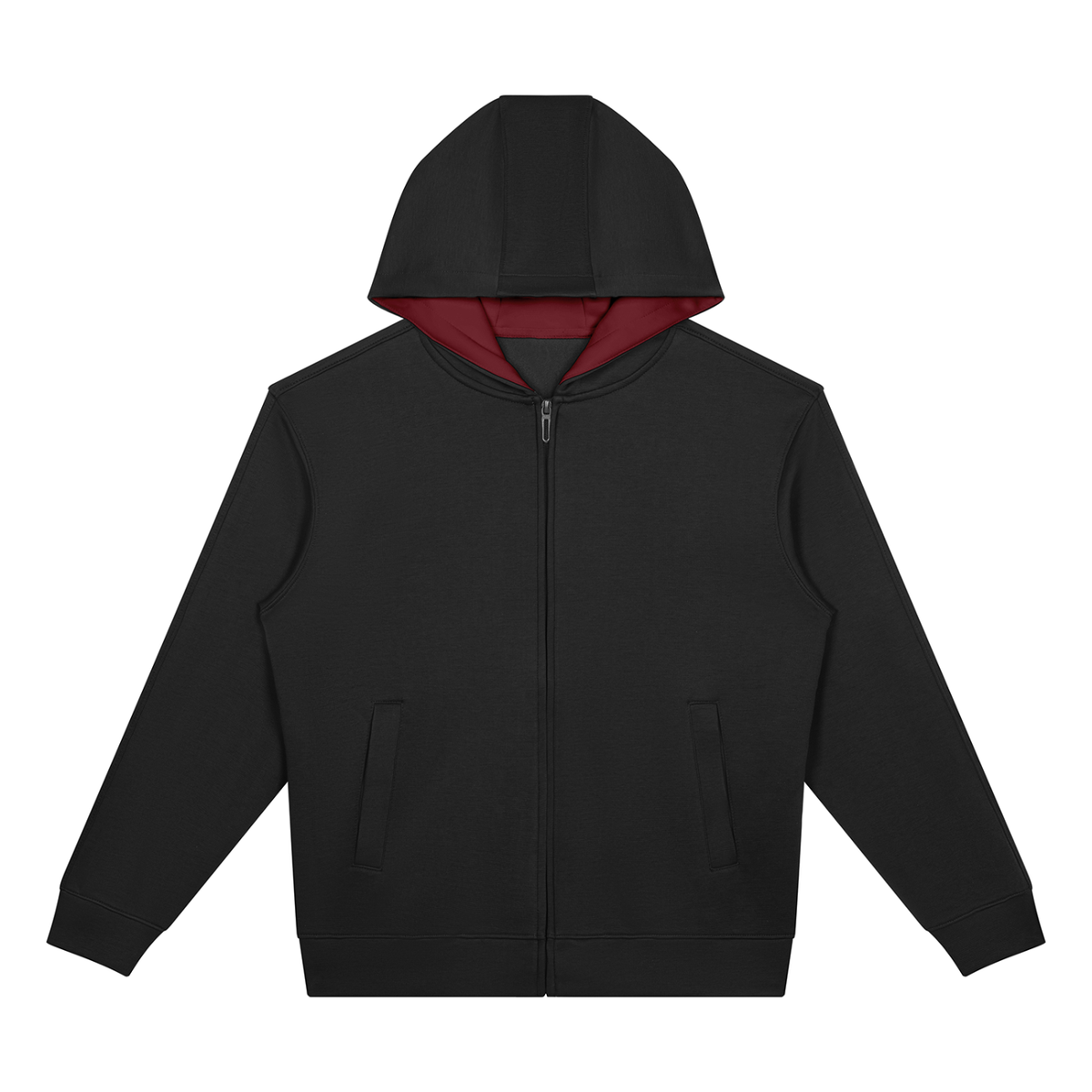 Drop Shoulder Full Zip