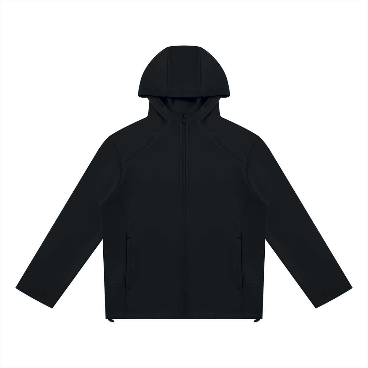 Paneled Full Zip Hoodie