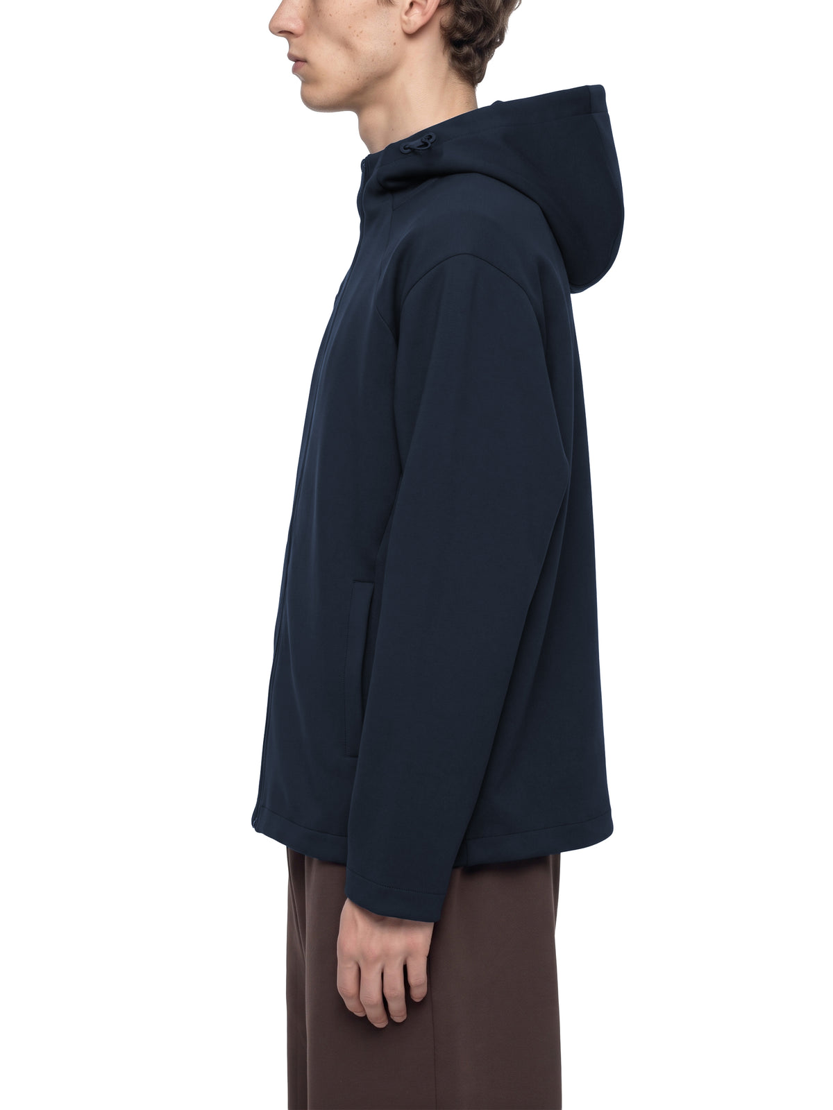 Paneled Full Zip Hoodie