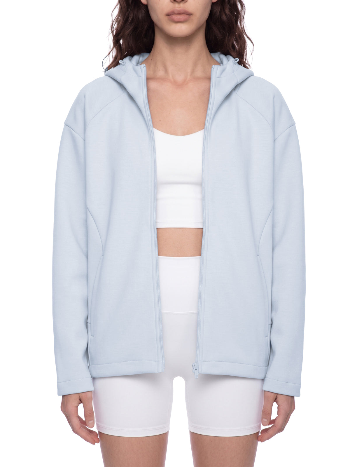 Paneled Full Zip Hoodie