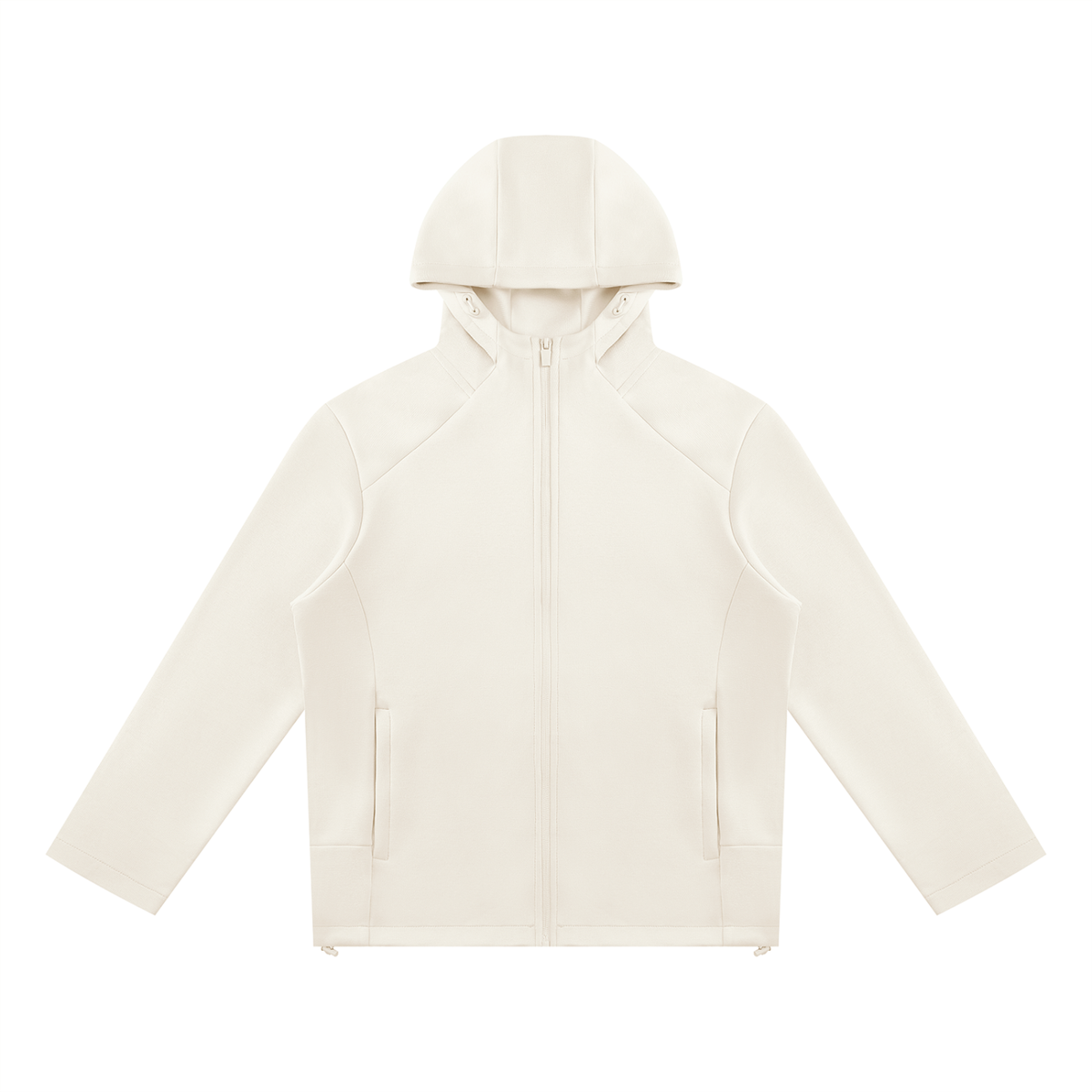 Paneled Full Zip Hoodie