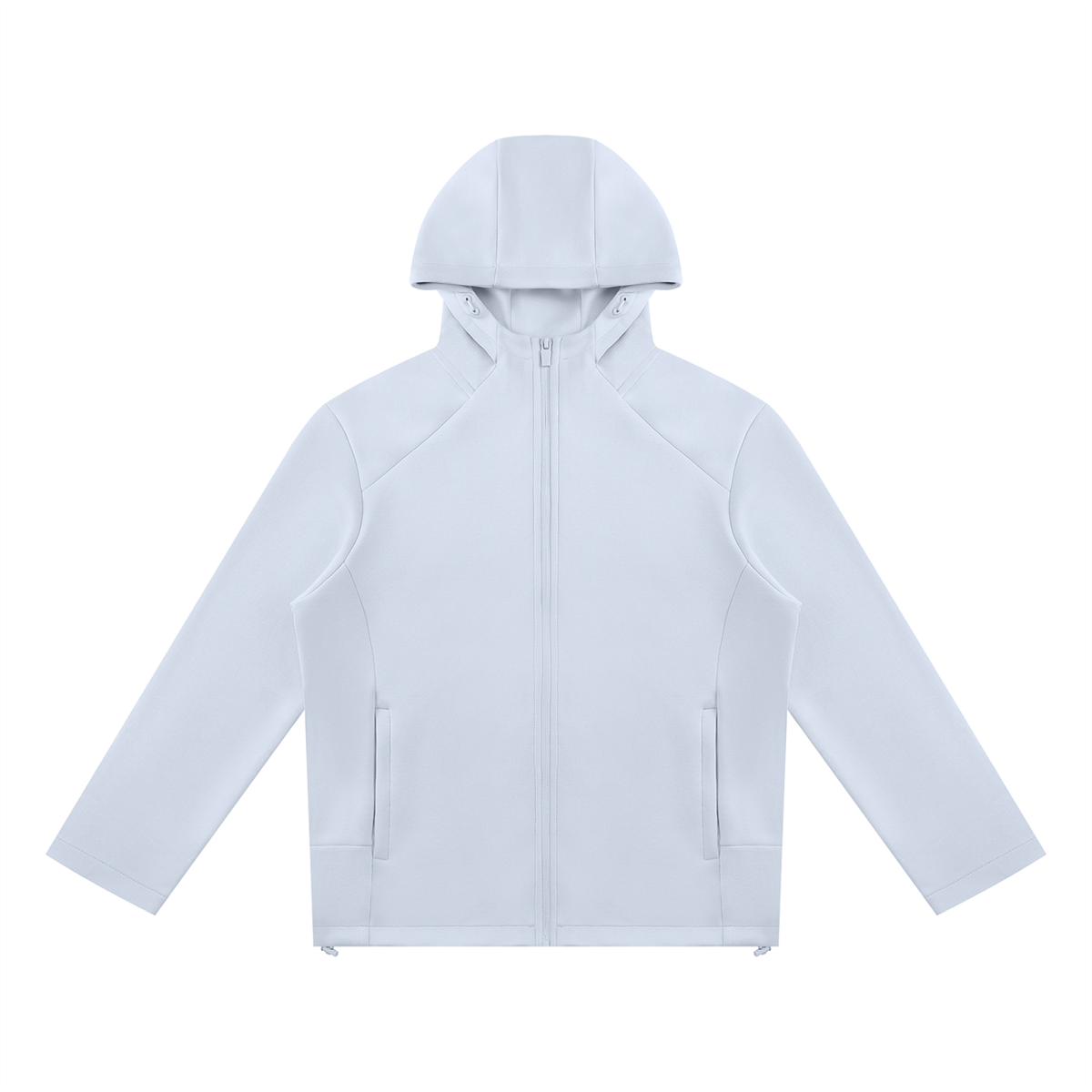 Paneled Full Zip Hoodie