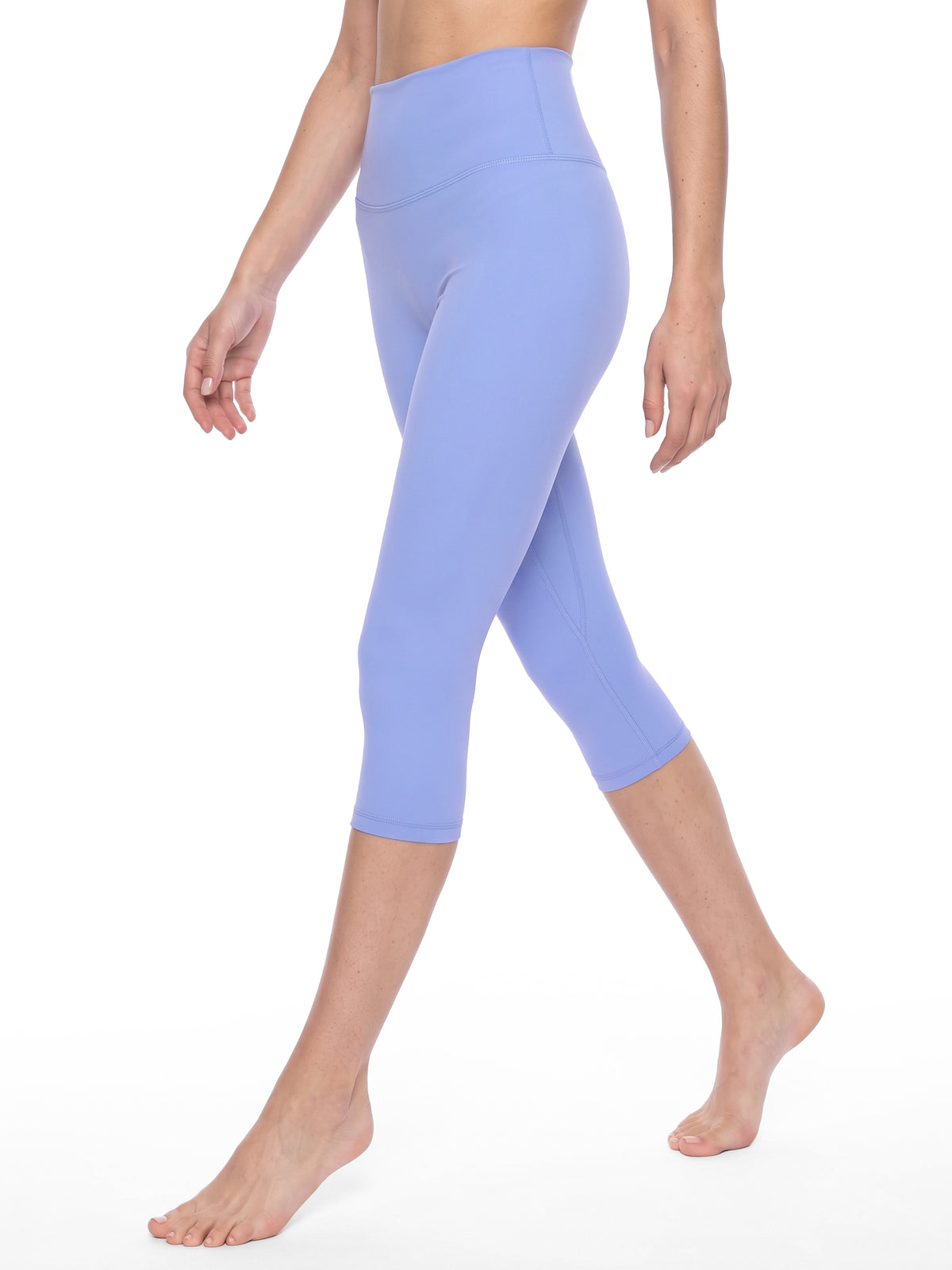 High Waisted Yoga Capri Leggings