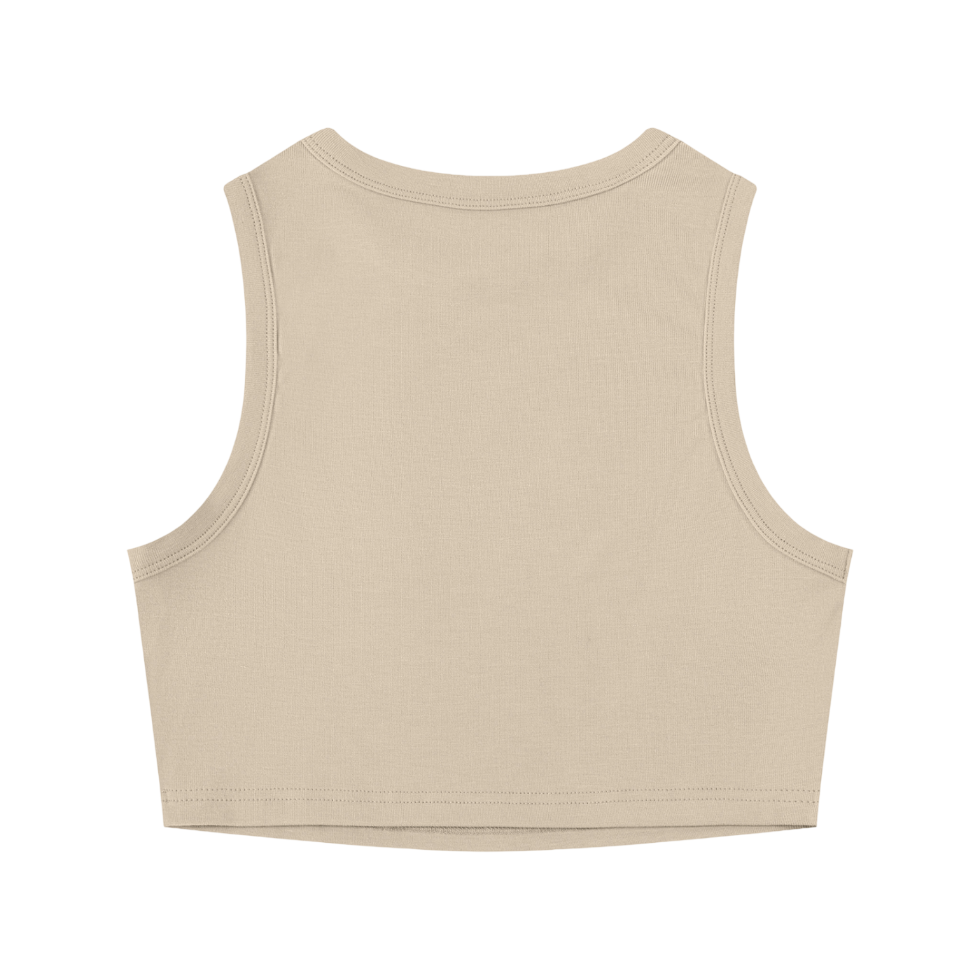 Tight Crewneck Crop Tank Top