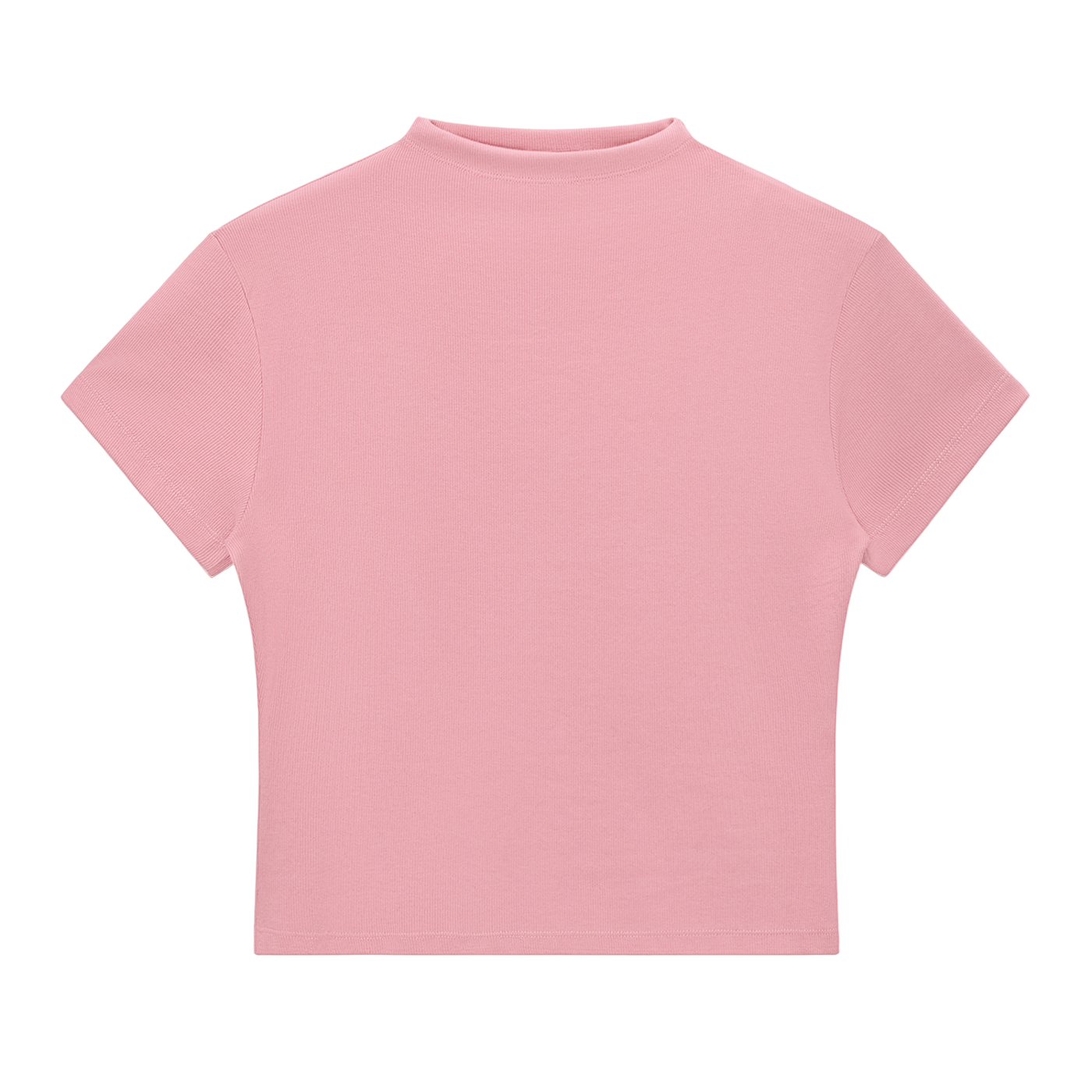 Slim Fit Mock Neck T-Shirt