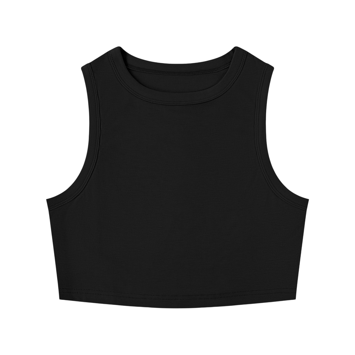 Tight Crewneck Crop Tank Top