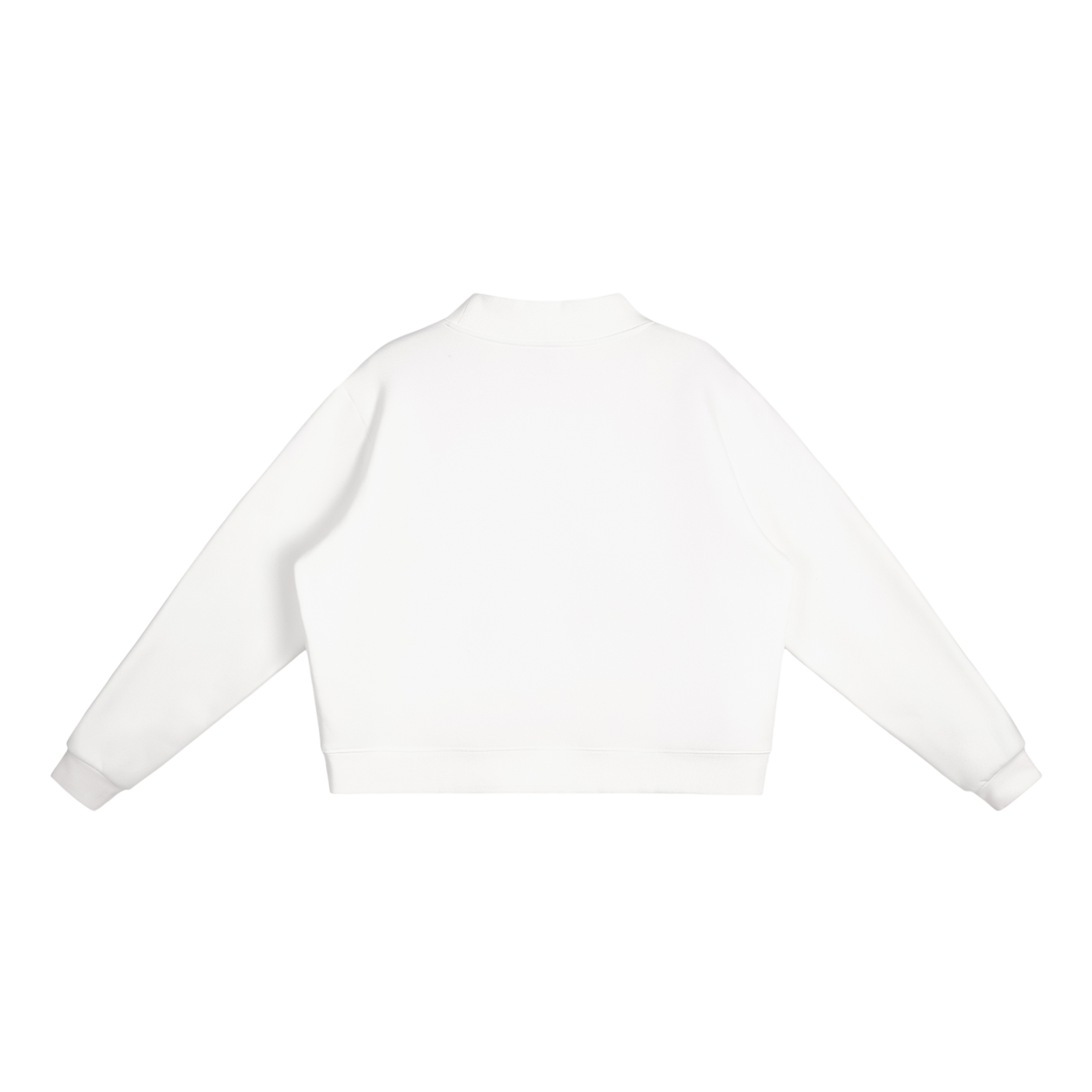 Mock-Neck Crew Sweatshirt