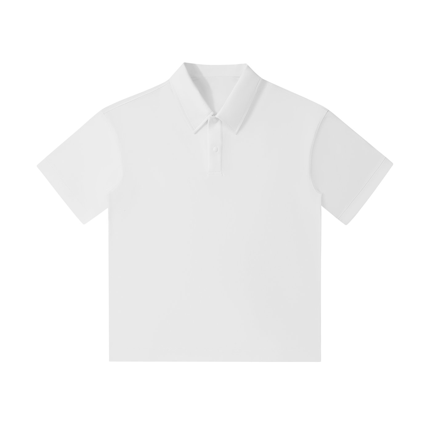 Drop Shoulder Short-Sleeve Polo