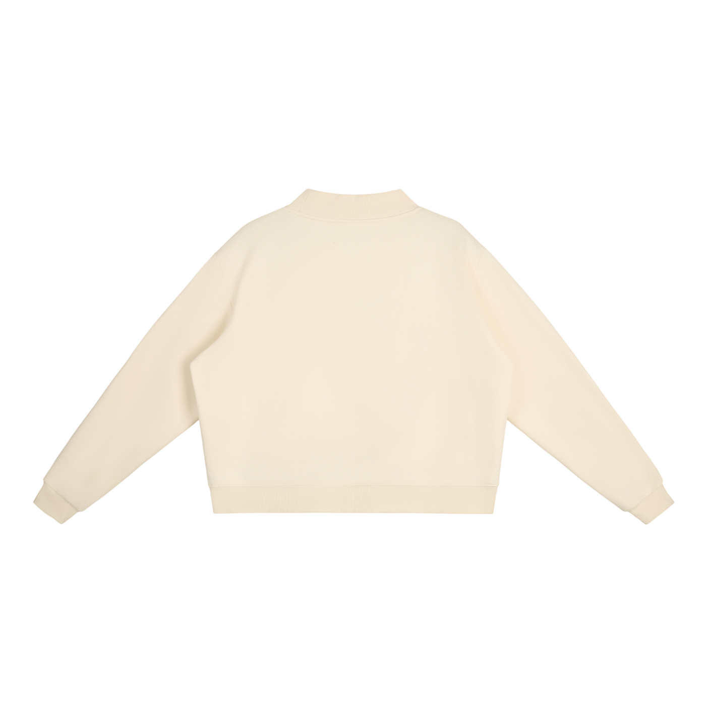 Mock-Neck Crew Sweatshirt