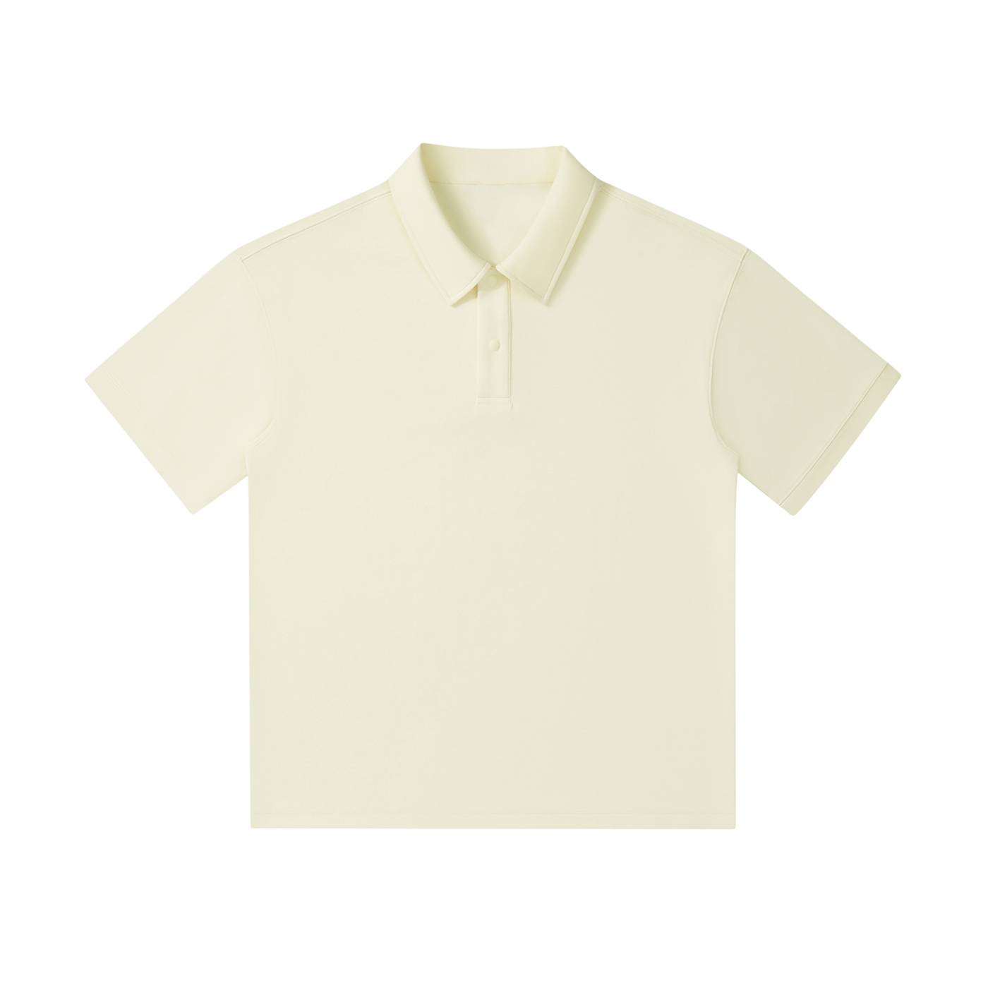 Drop Shoulder Short-Sleeve Polo