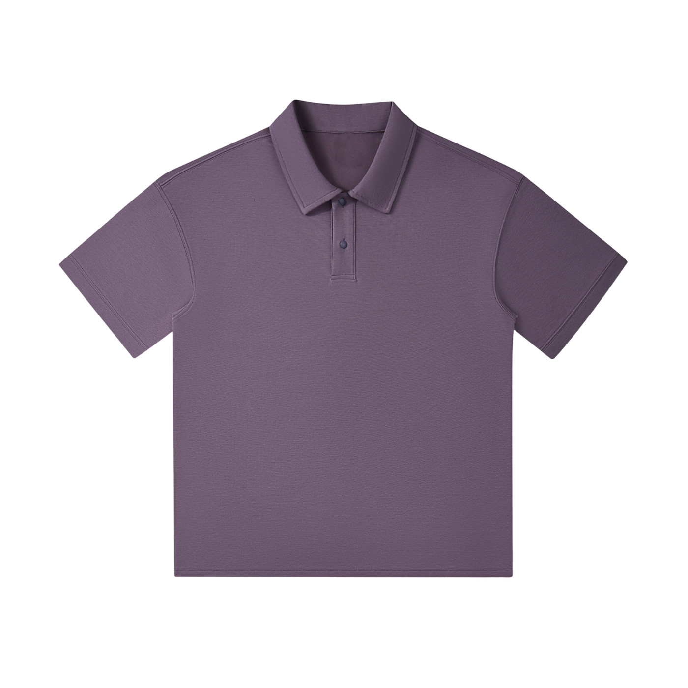 Drop Shoulder Short-Sleeve Polo