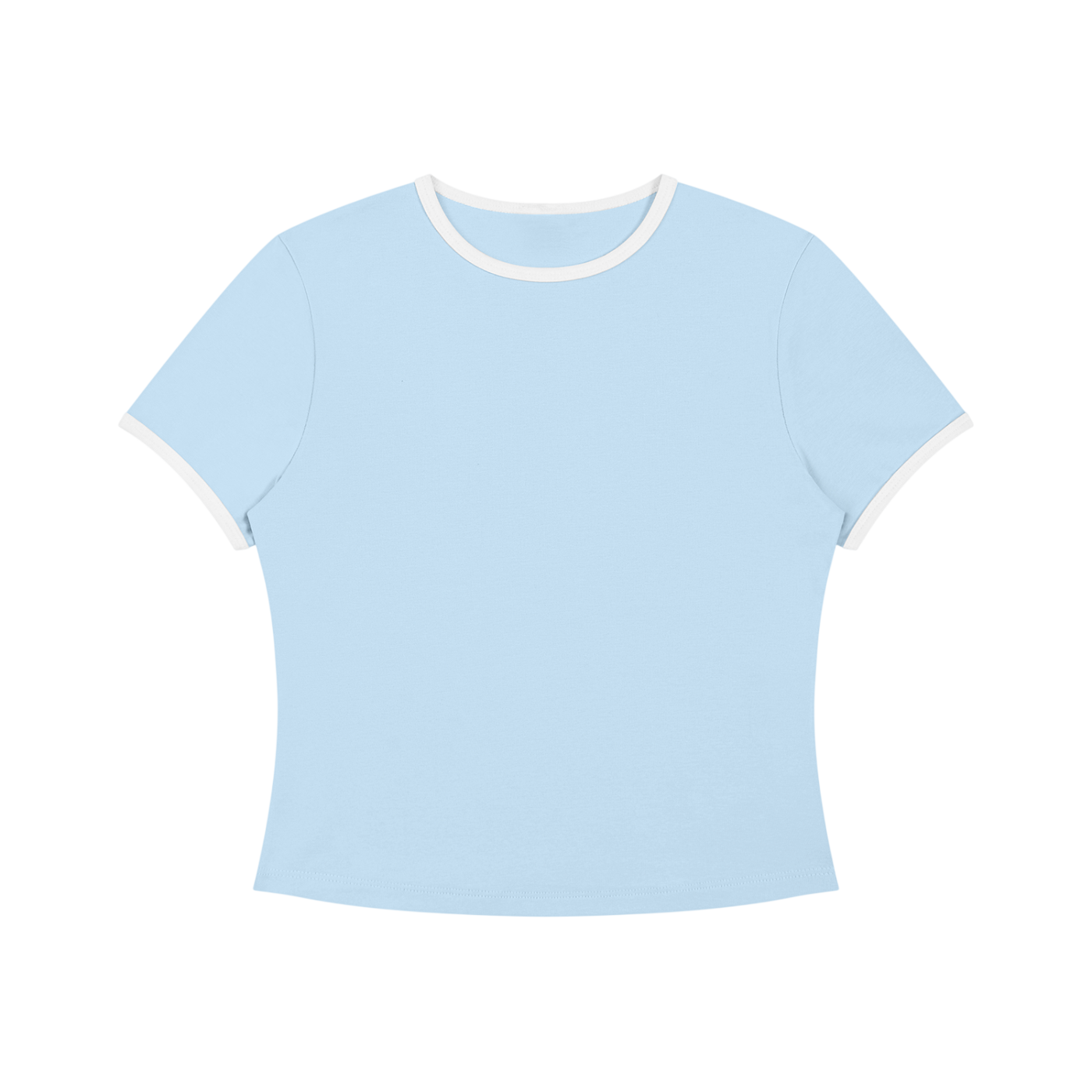 Color Block Crop T-Shirt