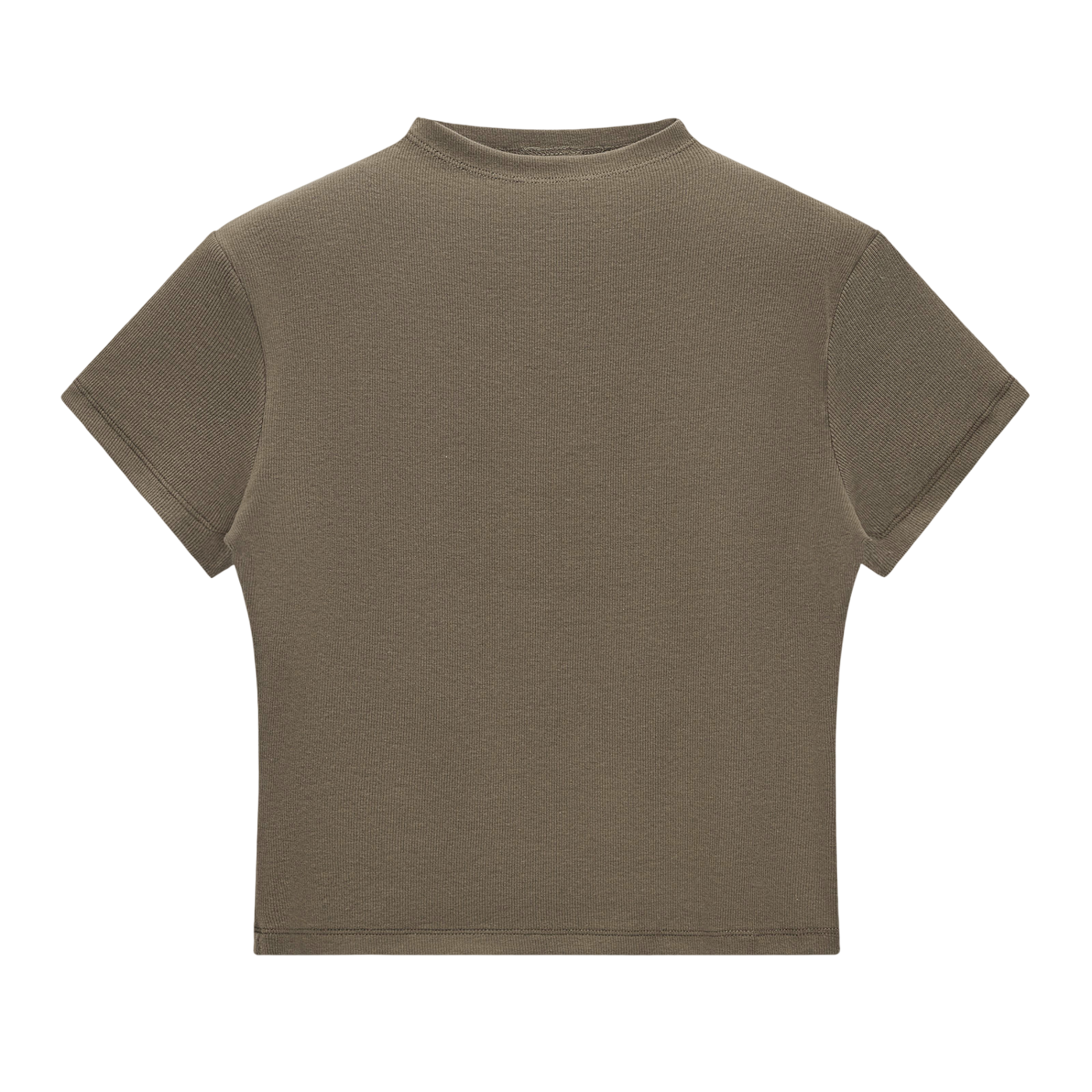 Slim Fit Mock Neck T-Shirt